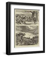 The Zulu War, the Relief of Ekowe-null-Framed Premium Giclee Print