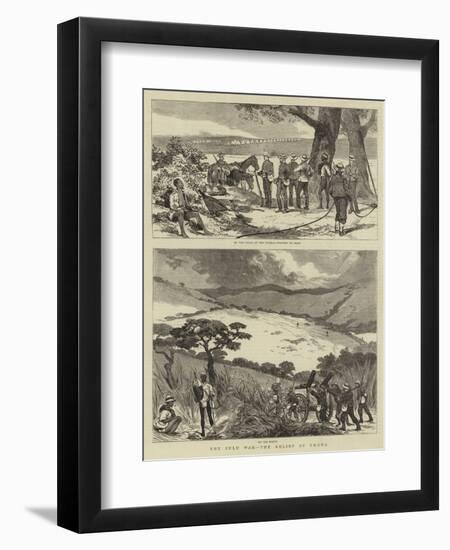 The Zulu War, the Relief of Ekowe-null-Framed Premium Giclee Print