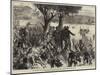 The Zulu War, Troops Crossing the Tugela under the Inspection of Lord Chelmsford-null-Mounted Giclee Print