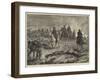 The Zulu War, Volunteers Burning Kraals and Driving Away Cattle-null-Framed Giclee Print