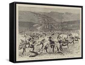 The Zulu War, with the General Wood, a Buck-Hunt on the March-Alfred Chantrey Corbould-Framed Stretched Canvas