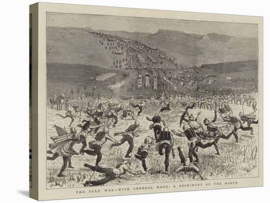 The Zulu War, with the General Wood, a Buck-Hunt on the March-Alfred Chantrey Corbould-Stretched Canvas