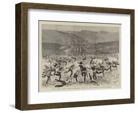 The Zulu War, with the General Wood, a Buck-Hunt on the March-Alfred Chantrey Corbould-Framed Giclee Print