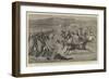The Zulu War, with the Natal Native Contingent, Officers' Drill-John Charles Dollman-Framed Giclee Print