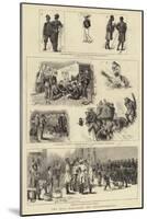 The Zulu War, with the Reinforcements-Charles Edwin Fripp-Mounted Giclee Print