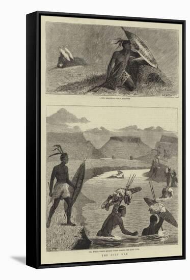The Zulu War-Samuel Edmund Waller-Framed Stretched Canvas