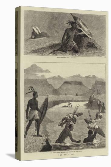 The Zulu War-Samuel Edmund Waller-Stretched Canvas
