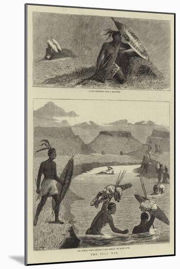 The Zulu War-Samuel Edmund Waller-Mounted Giclee Print