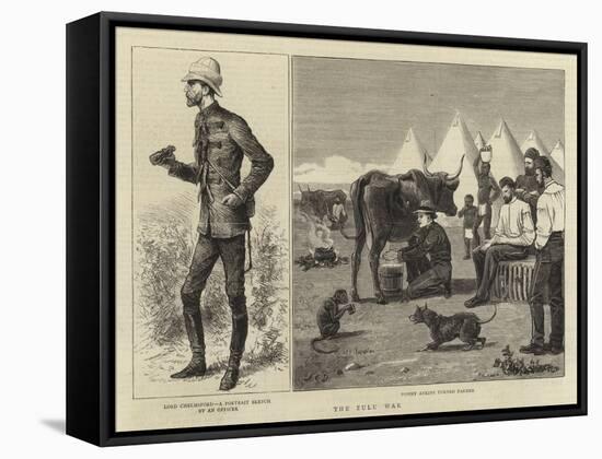 The Zulu War-John Charles Dollman-Framed Stretched Canvas