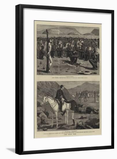 The Zulu War-John Charles Dollman-Framed Giclee Print