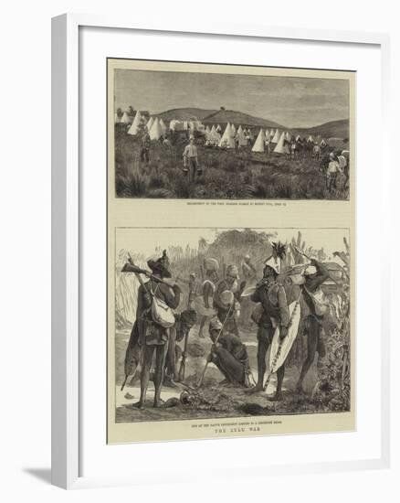 The Zulu War-John Charles Dollman-Framed Giclee Print