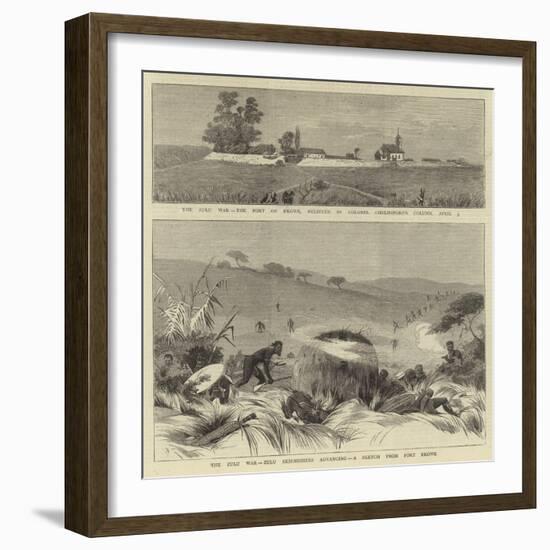 The Zulu War-null-Framed Giclee Print