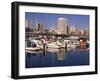 Thea Foss Waterway from the City Marina, Tacoma, Washington-Charles Crust-Framed Photographic Print