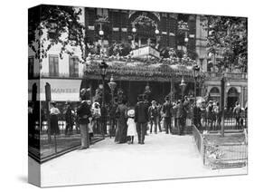 Theater Decorated for Coronation-null-Stretched Canvas