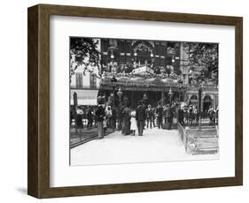 Theater Decorated for Coronation-null-Framed Photographic Print