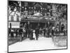 Theater Decorated for Coronation-null-Mounted Photographic Print