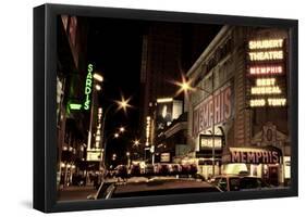 Theater District Broadway NYC-null-Framed Poster