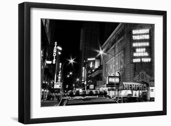 Theater District New York City-null-Framed Photo