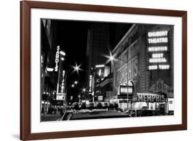 Theater District New York City-null-Framed Photo