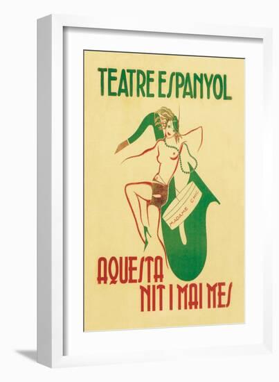 Theater Espanyol-A. Sunyol-Framed Art Print