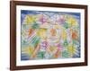 Theater Mountain Construction, 1920-28-Paul Klee-Framed Art Print