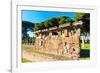 Theater, Ostia Antica archaeological site, Ostia, Rome province, Latium (Lazio), Italy, Europe-Nico Tondini-Framed Photographic Print