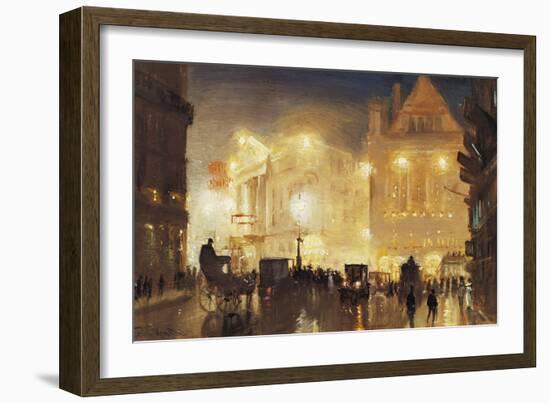 Theater Time-George Hyde Pownall-Framed Giclee Print