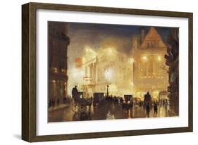 Theater Time-George Hyde Pownall-Framed Giclee Print