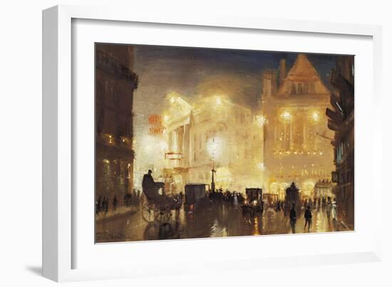 Theater Time-George Hyde Pownall-Framed Giclee Print