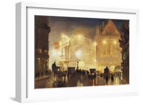 Theater Time-George Hyde Pownall-Framed Giclee Print