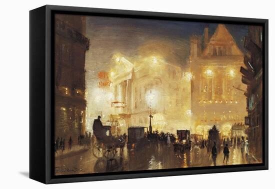 Theater Time-George Hyde Pownall-Framed Stretched Canvas