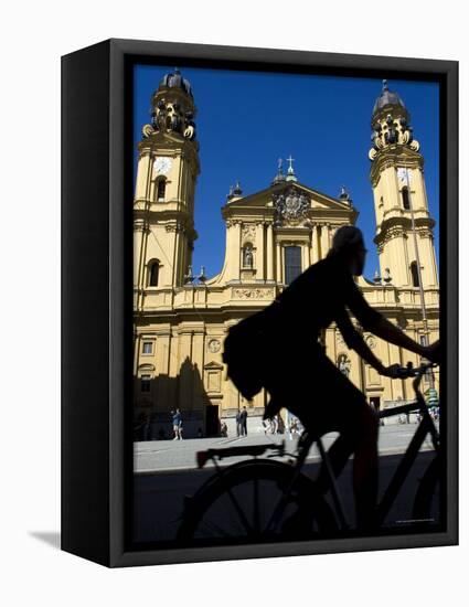 Theatiner Church, Munich, Bavaria, Germany-Yadid Levy-Framed Stretched Canvas