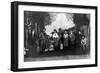 Theatre Actors in a Western on Stage in Costume-Lantern Press-Framed Art Print