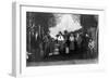 Theatre Actors in a Western on Stage in Costume-Lantern Press-Framed Art Print