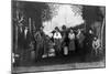 Theatre Actors in a Western on Stage in Costume-Lantern Press-Mounted Art Print