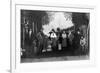 Theatre Actors in a Western on Stage in Costume-Lantern Press-Framed Art Print