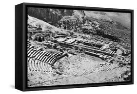 Theatre and Temple of Apollon, Delphi, Greece, 1937-Martin Hurlimann-Framed Stretched Canvas