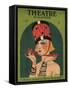 Theatre, Art Deco Magazine, USA, 1923-null-Framed Stretched Canvas