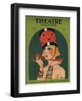 Theatre, Art Deco Magazine, USA, 1923-null-Framed Premium Giclee Print