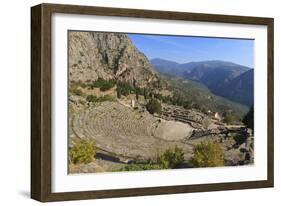 Theatre at Delphi, UNESCO World Heritage Site, Peloponnese, Greece, Europe-Eleanor Scriven-Framed Photographic Print