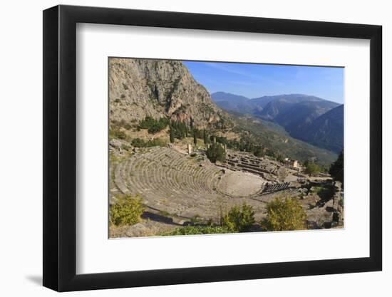 Theatre at Delphi, UNESCO World Heritage Site, Peloponnese, Greece, Europe-Eleanor Scriven-Framed Photographic Print