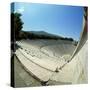 Theatre at the Archaeological Site of Epidavros, UNESCO World Heritage Site, Greece, Europe-Tony Gervis-Stretched Canvas