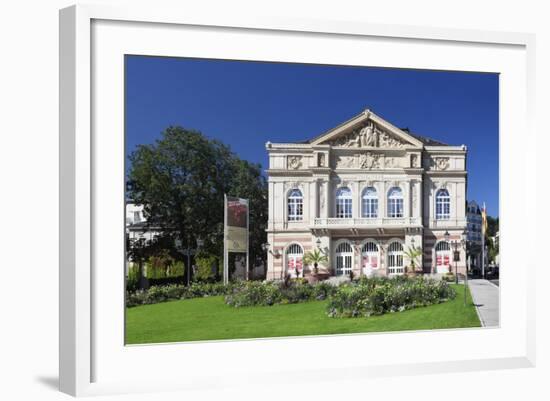 Theatre, Baden-Baden, Black Forest, Baden Wurttemberg, Germany, Europe-Markus-Framed Photographic Print