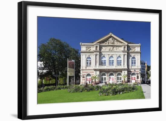 Theatre, Baden-Baden, Black Forest, Baden Wurttemberg, Germany, Europe-Markus-Framed Photographic Print