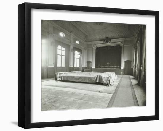 Theatre, Bethlem Royal Hospital, London, 1926-null-Framed Premium Photographic Print