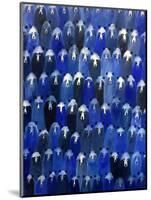 Theatre (Blue Bears at the Theatre), 2016-Holly Frean-Mounted Giclee Print