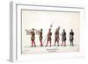 Theatre Costume Design for Shakespeare's Play, Henry VIII, 19th Century-null-Framed Giclee Print