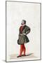 Theatre Costume Design for Shakespeare's Play, Henry VIII, 19th Century-null-Mounted Giclee Print