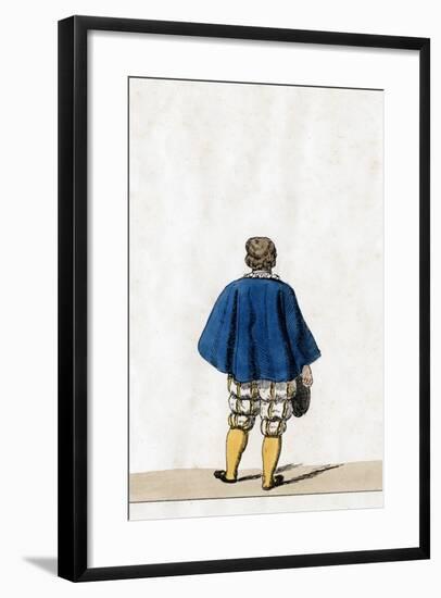 Theatre Costume Design for Shakespeare's Play, Henry VIII, 19th Century-null-Framed Giclee Print