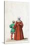 Theatre Costume Designs for Shakespeare's Play, Henry VIII, 19th Century-null-Stretched Canvas